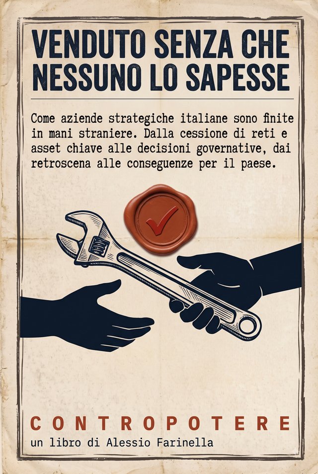 Copertina — Venduto senza che nessuno lo sapesse